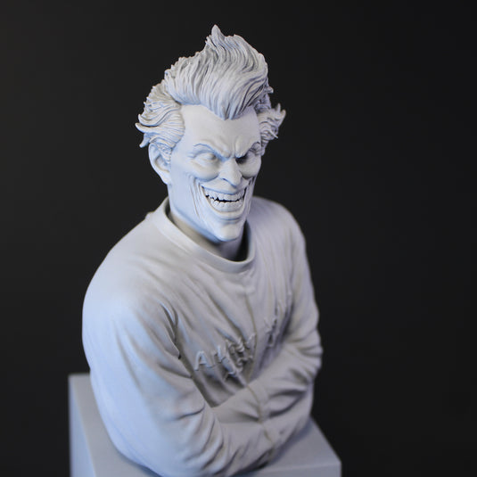 Gotham's Fearsome Crime Lord: The 3D-Printed Joker Bust - 200mm