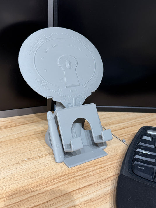 USS Enterprise NCC-1701-D Galaxy Class Phone Stand