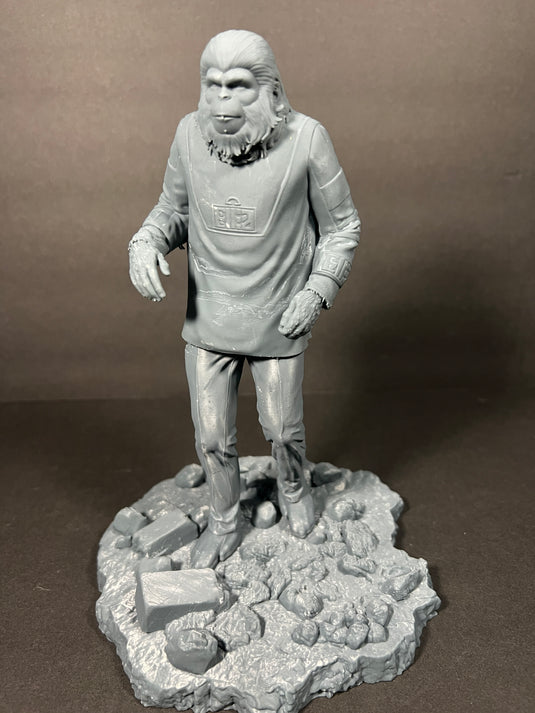 Planet of the Apes Cornelius Simple Base Model Kit - 220mm 3D Printed Replica for Collectors and Fans