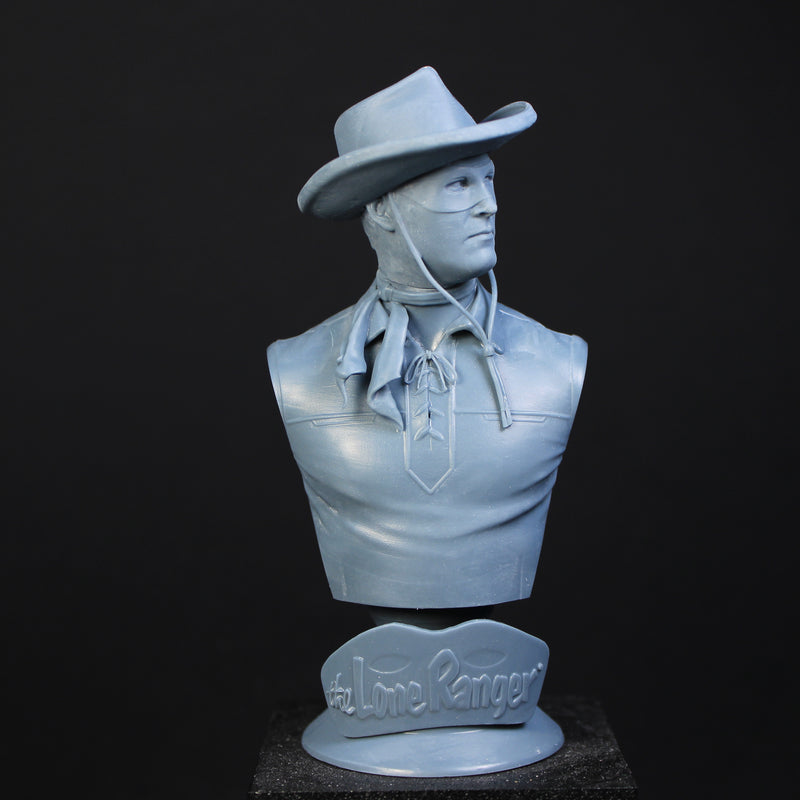 Load image into Gallery viewer, Lone Ranger Bust - 300mm - 3D Print - Unpainted