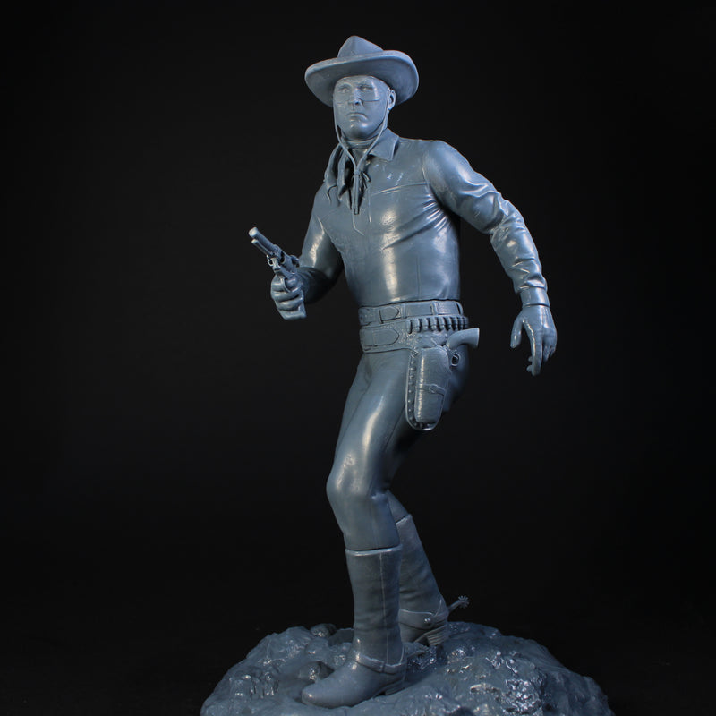 Load image into Gallery viewer, Lone Ranger - Full Figure - 300mm - 3D Printed - Unpainted