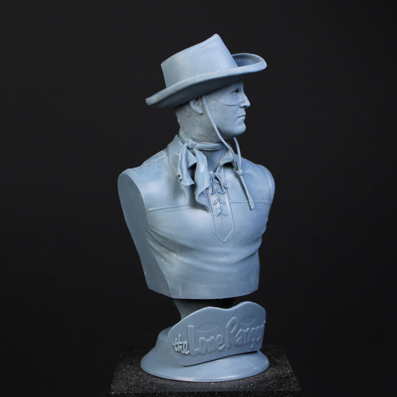 Load image into Gallery viewer, Lone Ranger Bust - 300mm - 3D Print - Unpainted
