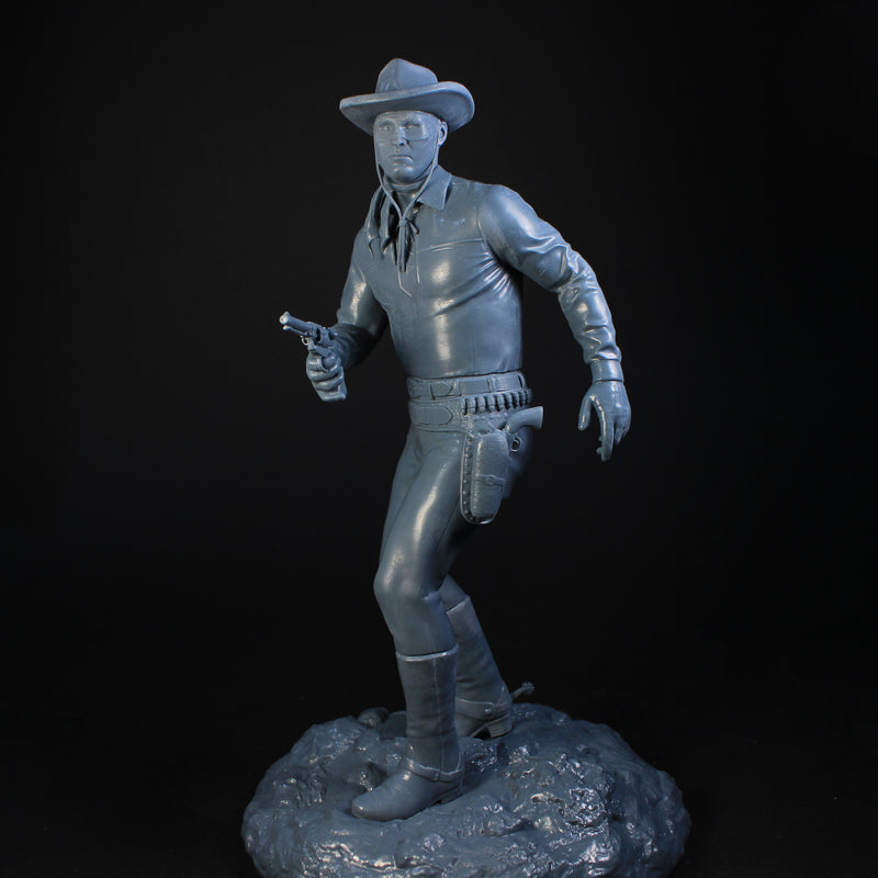 Load image into Gallery viewer, Lone Ranger - Full Figure - 300mm - 3D Printed - Unpainted