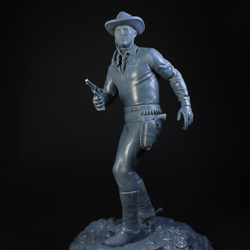 Load image into Gallery viewer, Lone Ranger - Full Figure - 300mm - 3D Printed - Unpainted