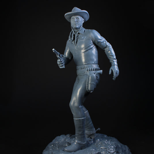 Lone Ranger - Full Figure - 300mm - 3D Printed - Unpainted