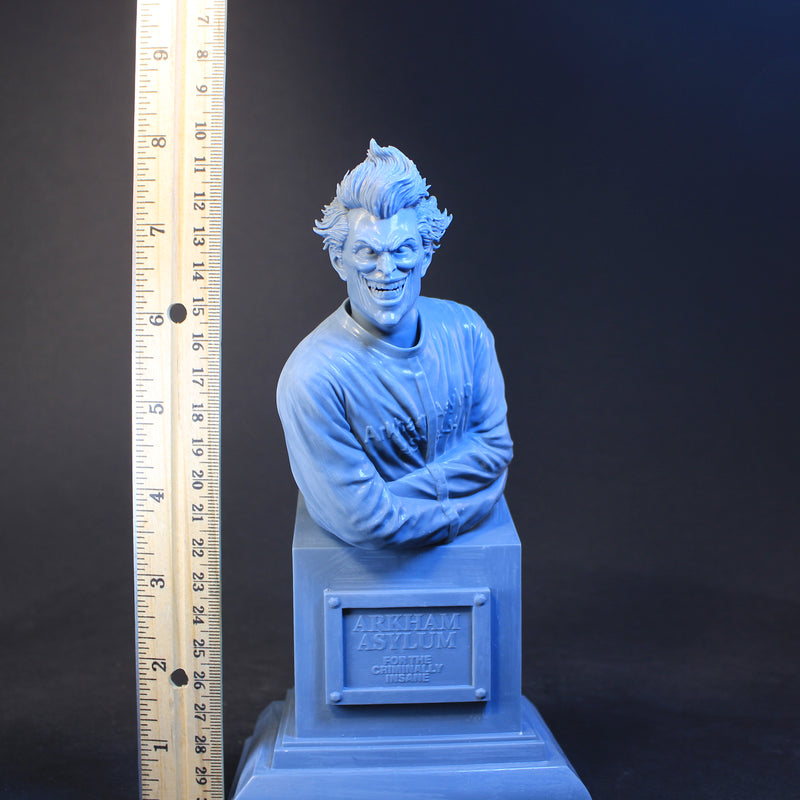 Load image into Gallery viewer, Gotham&#39;s Fearsome Crime Lord: The 3D-Printed Joker Bust - 200mm
