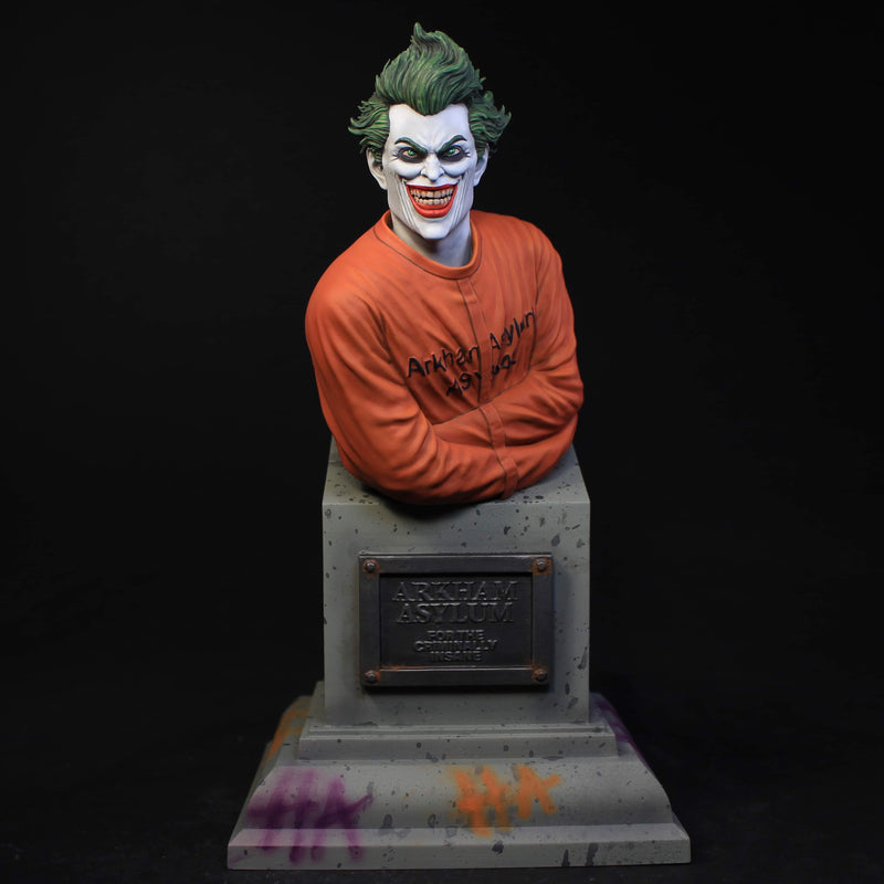 Load image into Gallery viewer, Gotham&#39;s Fearsome Crime Lord: The 3D-Printed Joker Bust - 200mm
