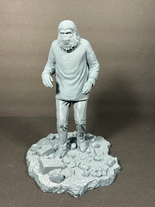 Planet of the Apes Cornelius Simple Base Model Kit - 220mm 3D Printed Replica for Collectors and Fans