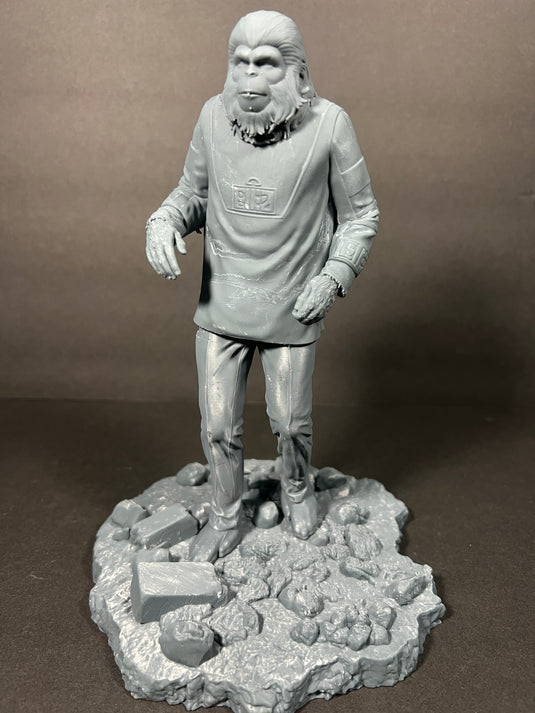 Planet of the Apes Cornelius Simple Base Model Kit - 220mm 3D Printed Replica for Collectors and Fans