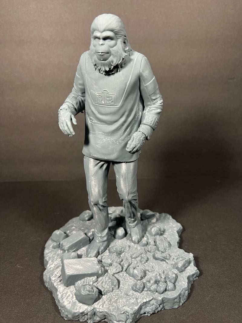 Load image into Gallery viewer, Planet of the Apes Cornelius Simple Base Model Kit - 220mm 3D Printed Replica for Collectors and Fans
