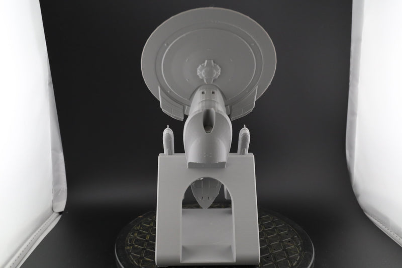 Load image into Gallery viewer, Star Trek USS Enterprise Excelsior Class Frefit Phone Stand
