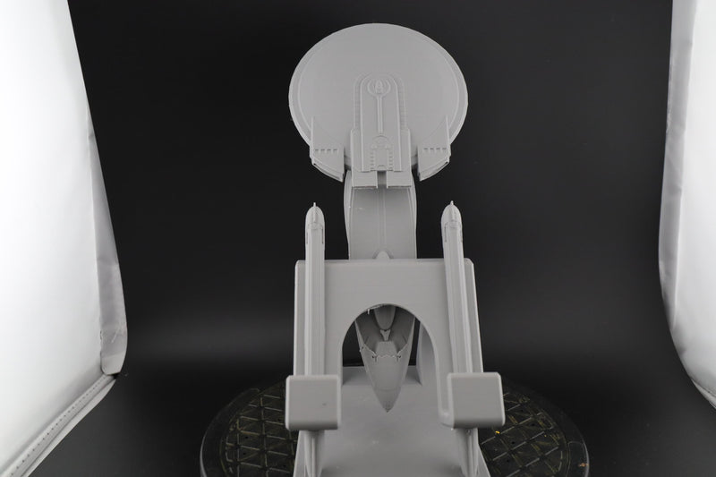 Load image into Gallery viewer, Star Trek USS Enterprise Excelsior Class Frefit Phone Stand
