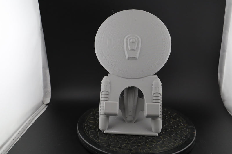 Load image into Gallery viewer, Star Trek USS Enterprise Ambassador Class Phone Stand
