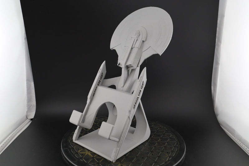 Load image into Gallery viewer, Star Trek USS Enterprise Constitution 3 Class Phone Stand
