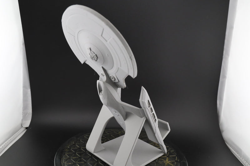 Load image into Gallery viewer, Star Trek USS Enterprise Constitution 3 Class Phone Stand
