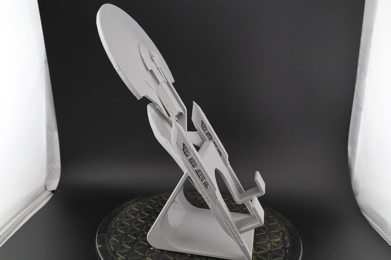 Load image into Gallery viewer, Star Trek USS Enterprise Constitution 3 Class Phone Stand
