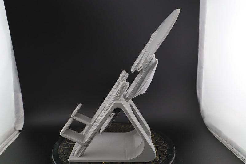 Load image into Gallery viewer, Star Trek USS Enterprise Excelsior Class Frefit Phone Stand
