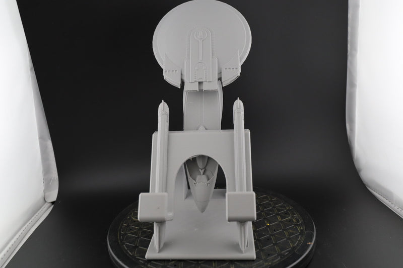 Load image into Gallery viewer, Star Trek USS Enterprise Excelsior Class Frefit Phone Stand
