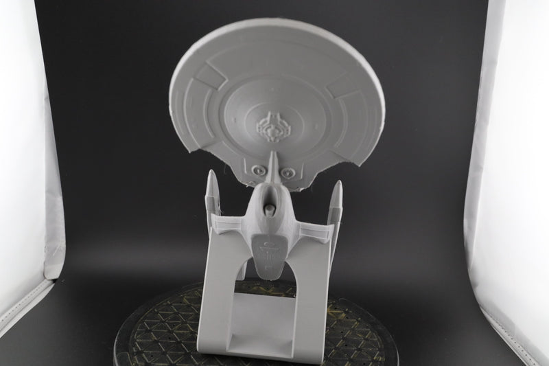 Load image into Gallery viewer, Star Trek USS Enterprise Constitution 3 Class Phone Stand
