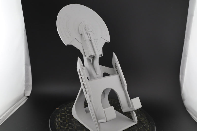 Load image into Gallery viewer, Star Trek USS Enterprise Constitution 3 Class Phone Stand
