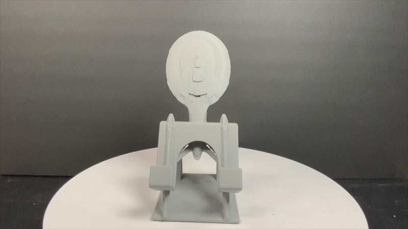 Load and play video in Gallery viewer, Star Trek USS Enterprise Sovereign Class Phone Stand
