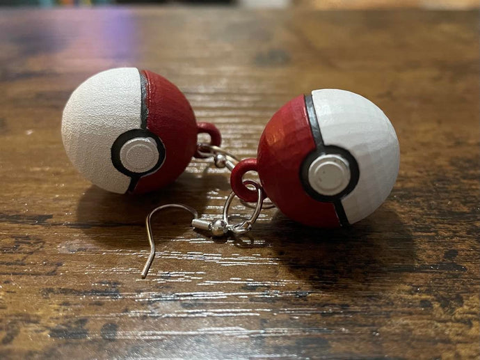 Pokemon Poké Ball Earrings