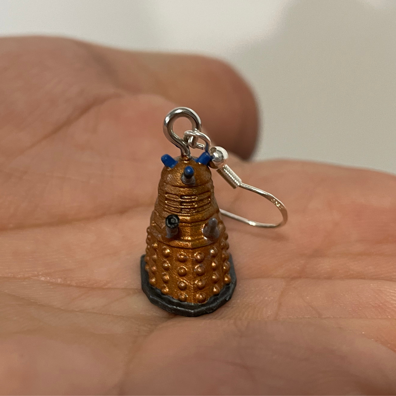 Load image into Gallery viewer, Dalek Earrings - Dr Who
