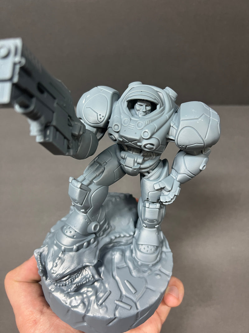 Load image into Gallery viewer, StarCraft 2 Terran Marine figure
