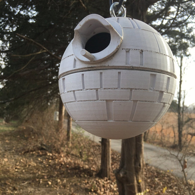 Load image into Gallery viewer, Death Star Birdhouse
