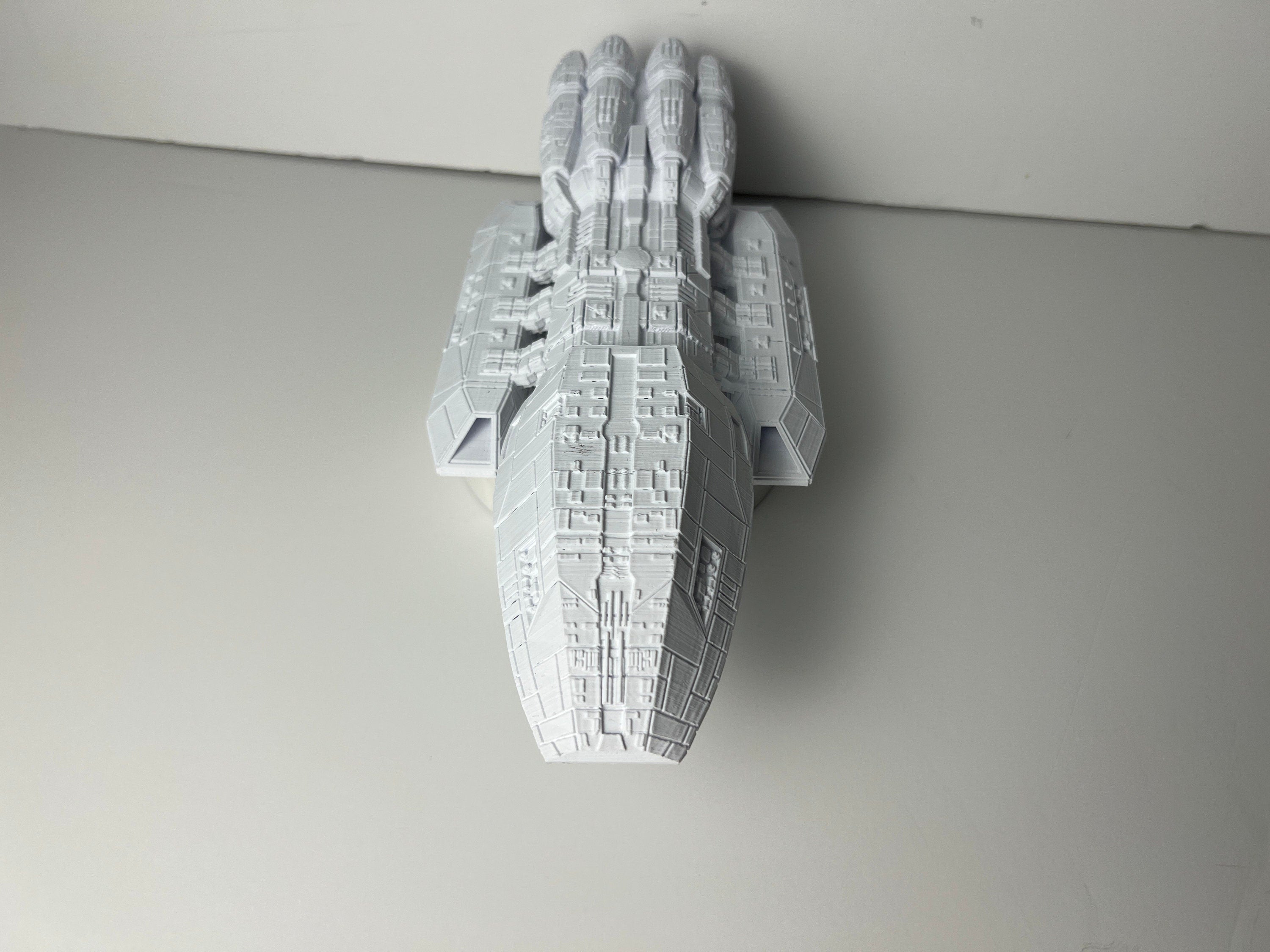Battlestar Galactica: 14" Battlestar Pegasus Model – Rise 3D Builds